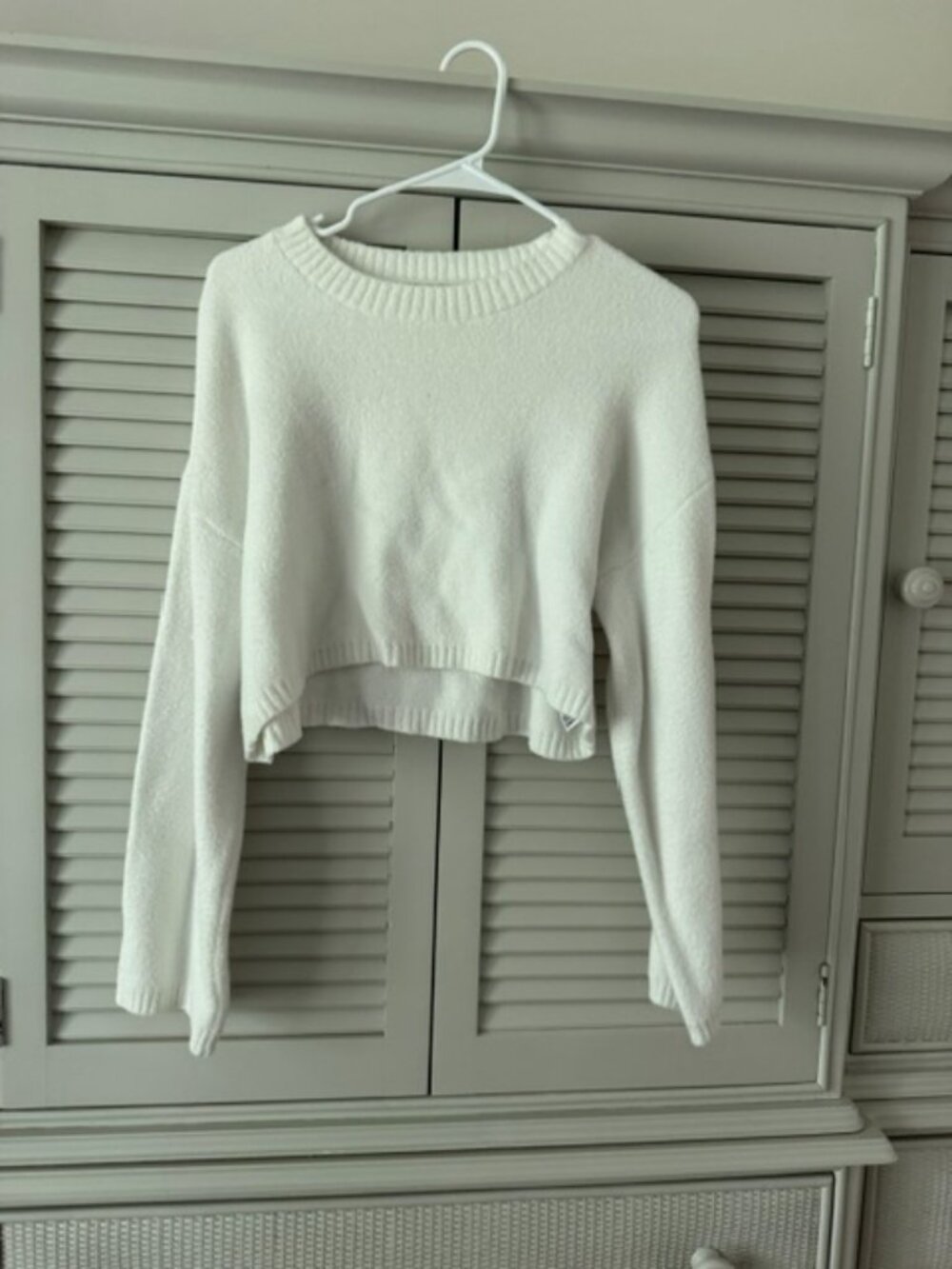 Zara White Sweater Size M
